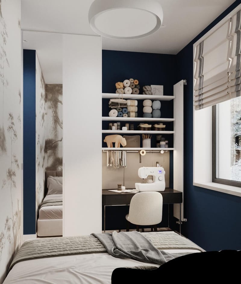 Малогабаритная двушка в окружении соснового леса