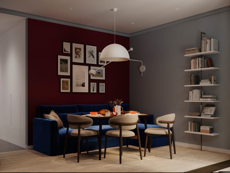 Малогабаритная двушка в окружении соснового леса