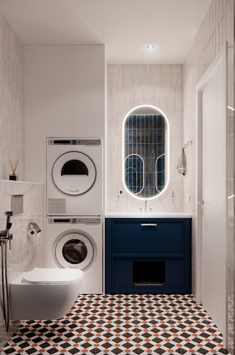 Малогабаритная двушка в окружении соснового леса