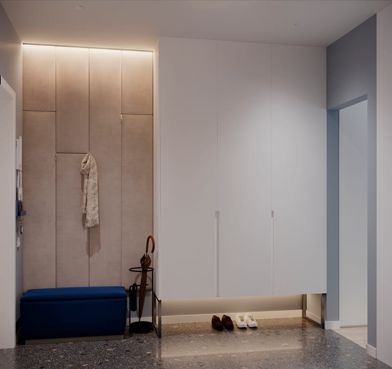 Малогабаритная двушка в окружении соснового леса