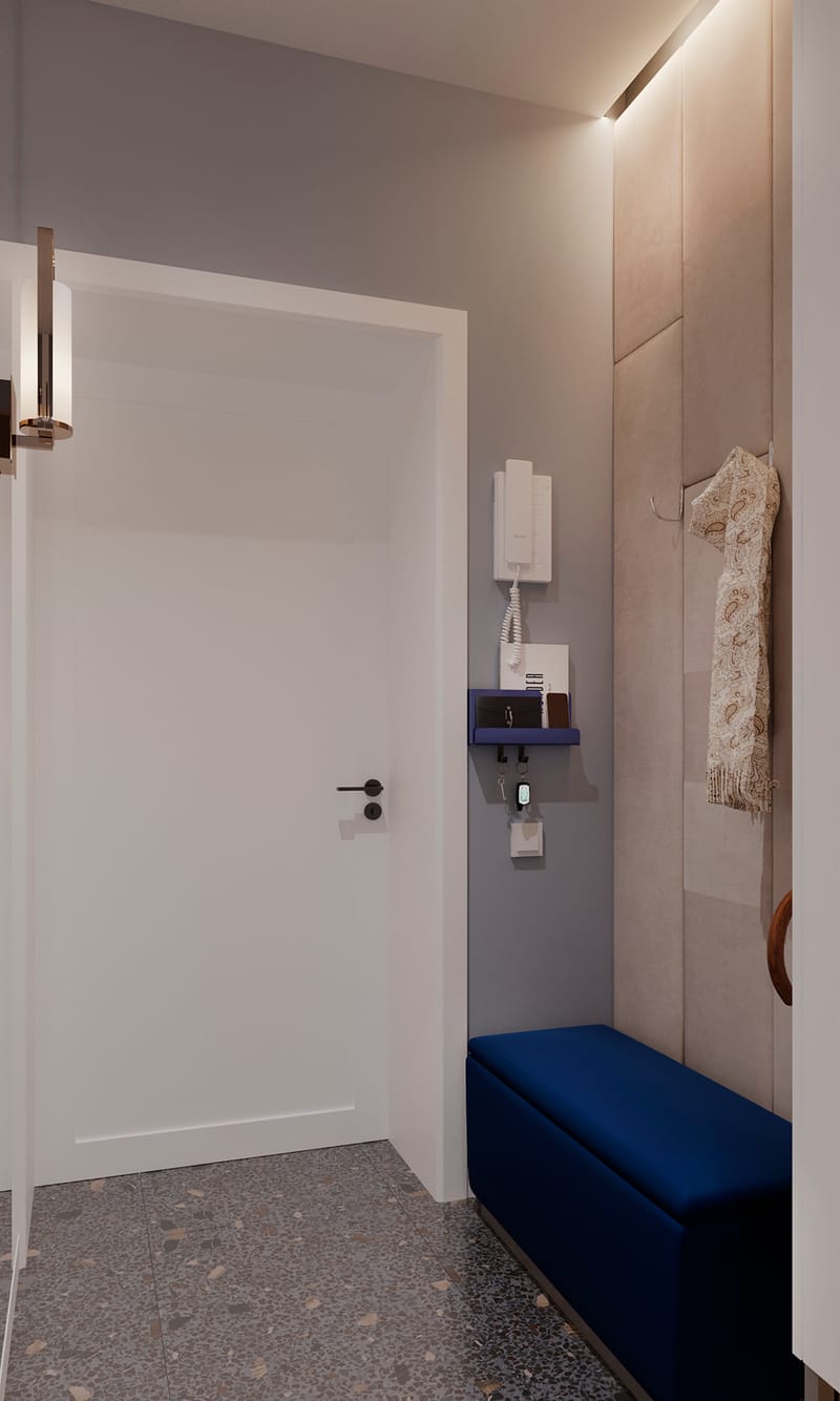 Малогабаритная двушка в окружении соснового леса