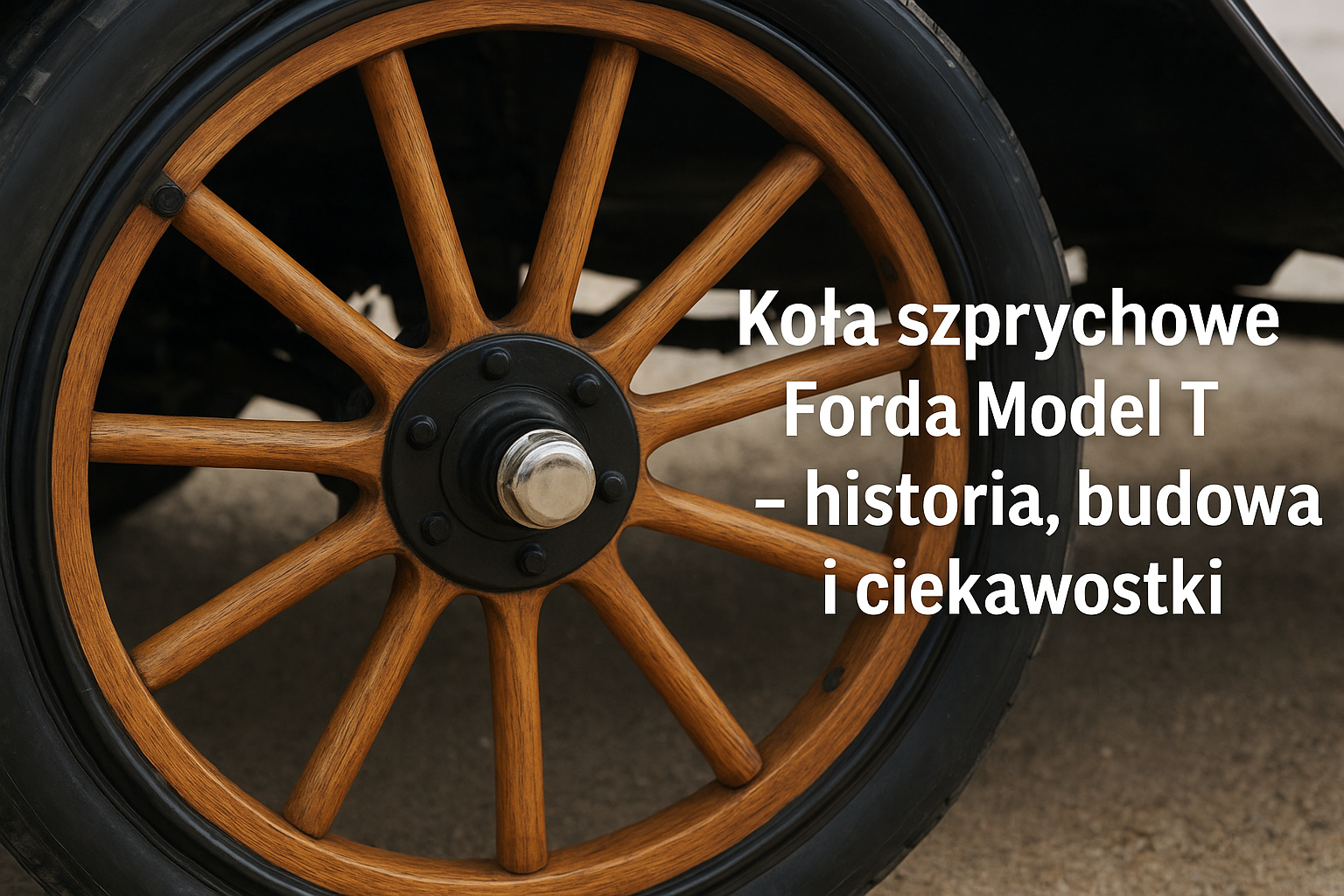 Koła szprychowe Forda Model T – historia, budowa i tajemnice drewnianej techniki