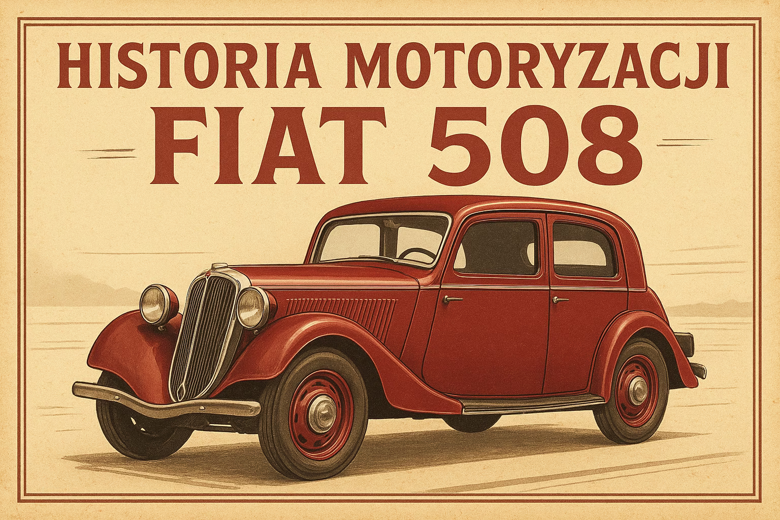 Polski Fiat 508 „Junak” – symbol przedwojennej motoryzacji