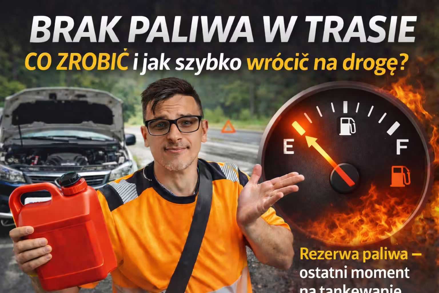 🚗 Brak paliwa w trasie – co zrobić i jak szybko wrócić na drogę?