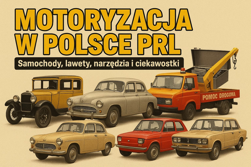 Pierwszy samochód, ewolucja motoryzacji i wpływ na pieszych – samochody, lawety i ciekawostki.