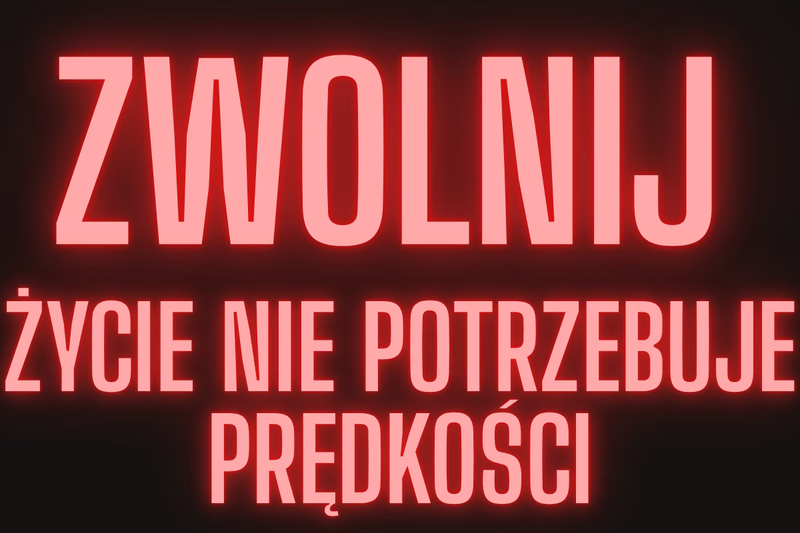 Niestosowanie się do prędkości – pośpiech, który może kosztować życie