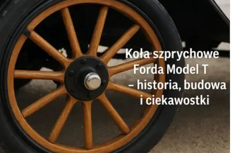 Koła szprychowe Forda Model T – historia, budowa i tajemnice drewnianej techniki