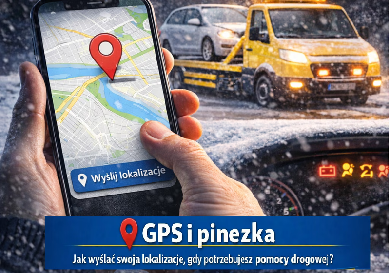 📍 GPS i pinezka – jak wysłać swoją lokalizację, gdy potrzebujesz pomocy drogowej/