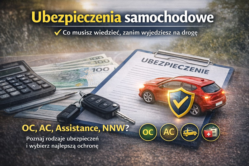 Ubezpieczenia samochodowe – co musisz wiedzieć, zanim wyjedziesz na drogę,