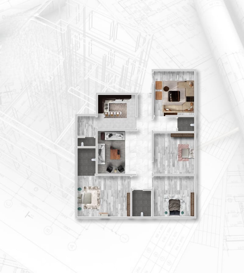مواصفات شقة 4 غرف على شارع