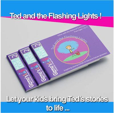 Ted and the Flashing lights storybook