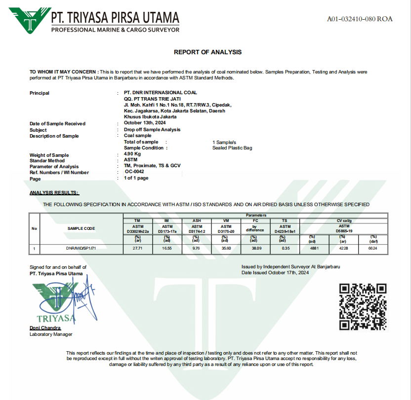 ROA DNR 4300 Gar arb TPU 2024.10.13