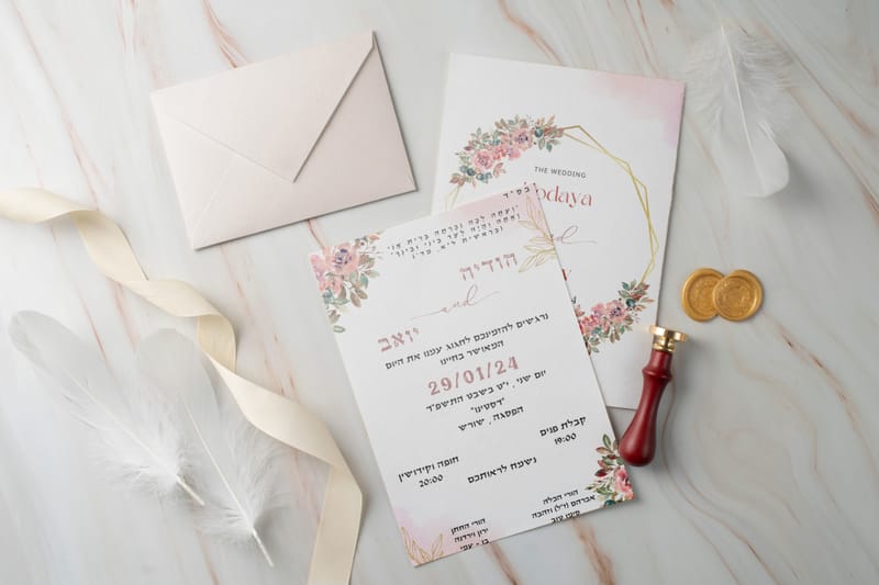 הזמנות לחתונה