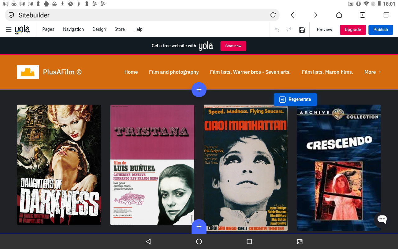 Plusafilm article. Web Magazine.
