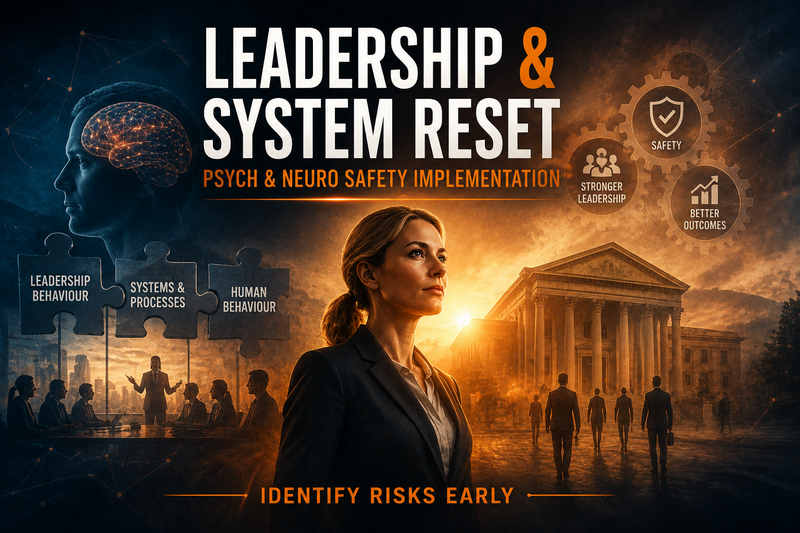 Leadership & System Reset (Psych & Neuro Safety Implementation)