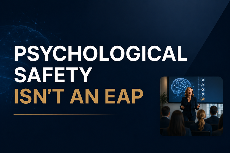 Keynote: Psychological Safety Isn't an EAP