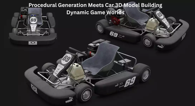 Procedural Generation Meets Car 3D Model Building Dynamic Game Worlds