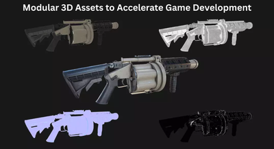 Modular 3D Assets to Accelerate Game Development