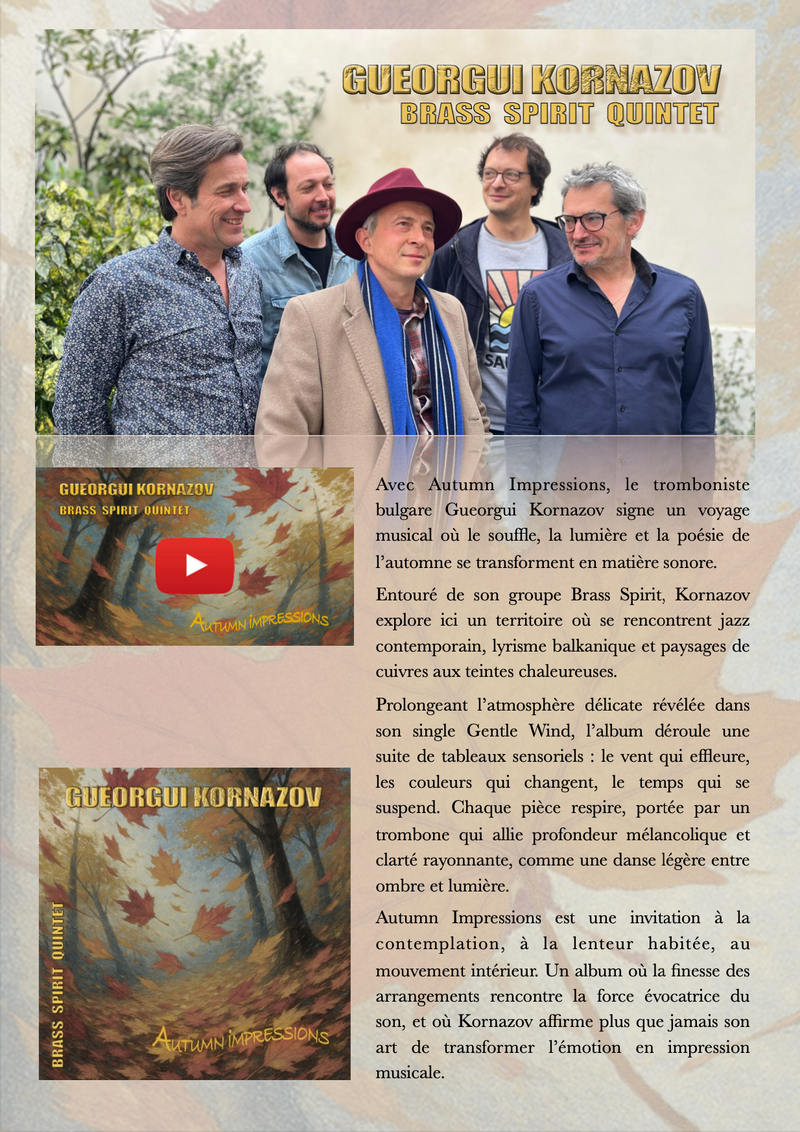 13/10/26 GUEORGUI KORNAZOV BRASS SPIRIT QUINTET