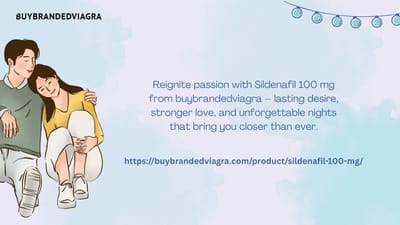 How Sildenafil 100mg Works For Men
