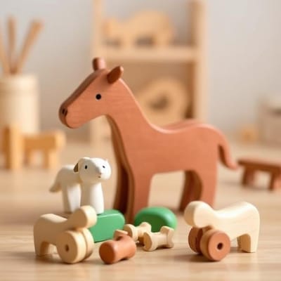 Why Wooden Animal Toys Are a Great Montessori Choice in Indian Homes?