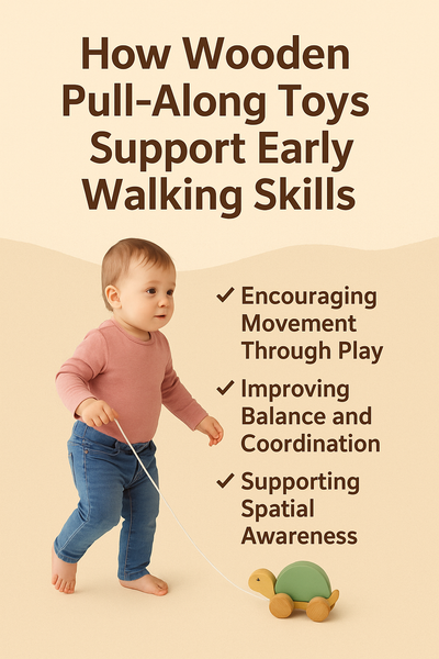 How Wooden Pull-Along Toys Support Early Walking Skills?