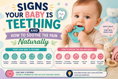 Signs Your Baby Is Teething and How to Soothe the Pain Naturally - Playbox India