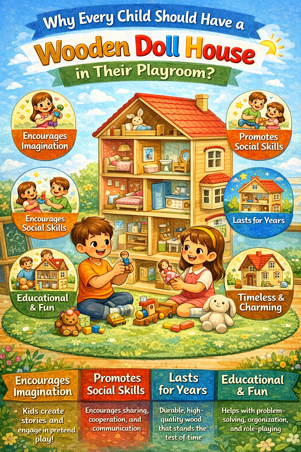 Wooden Doll House
