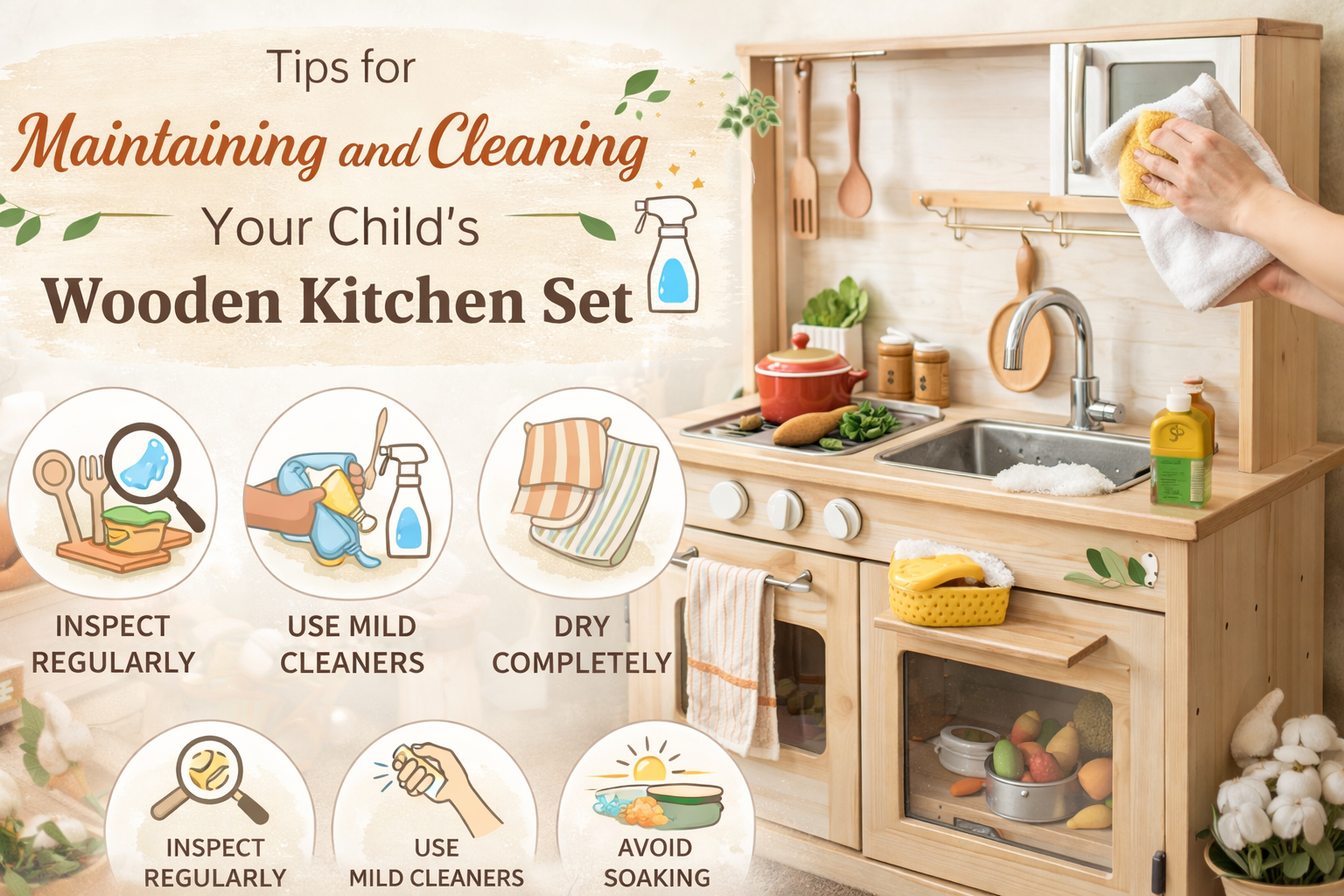 Wooden Kitchen Set for kids