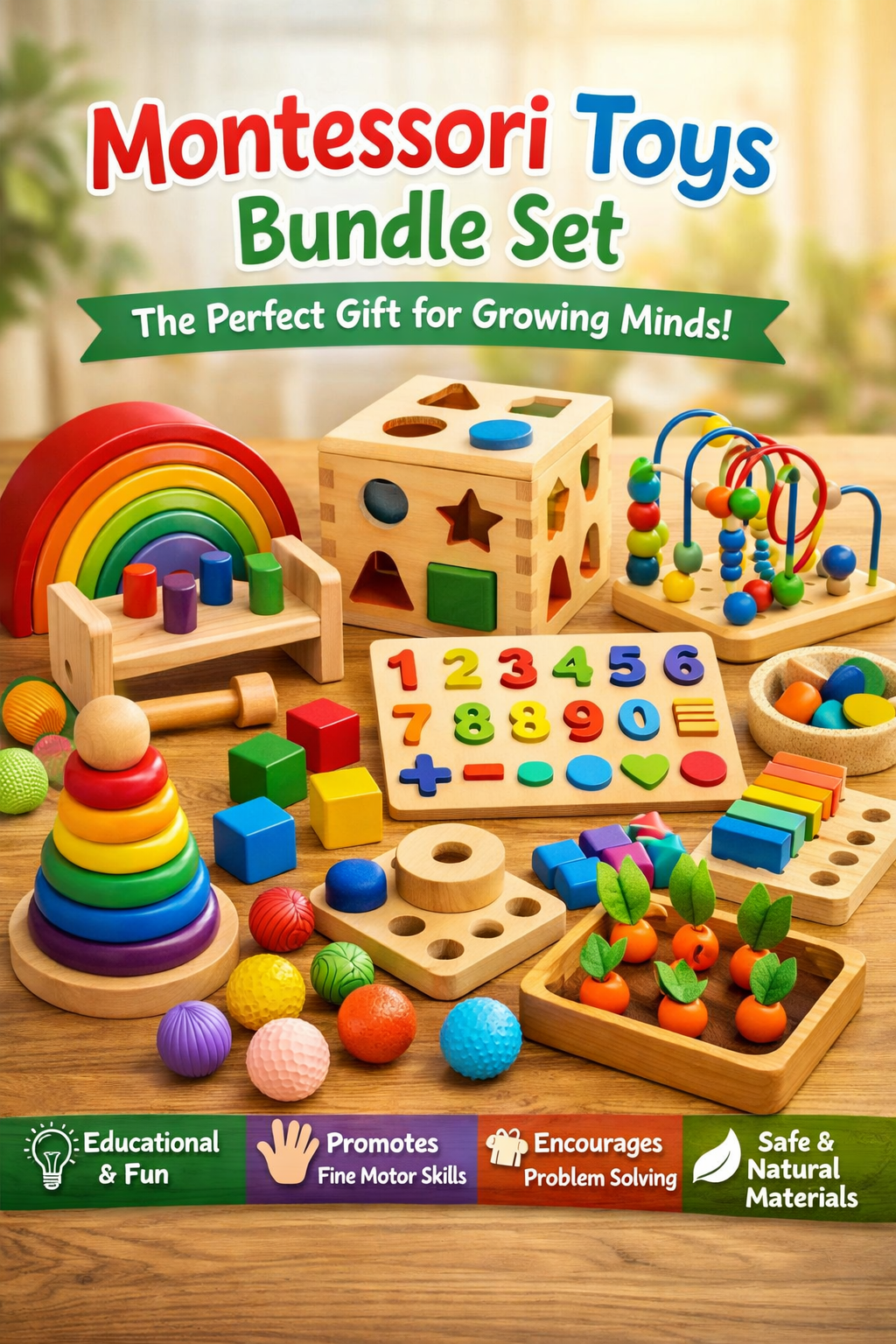 Montessori Toys Bundle Set