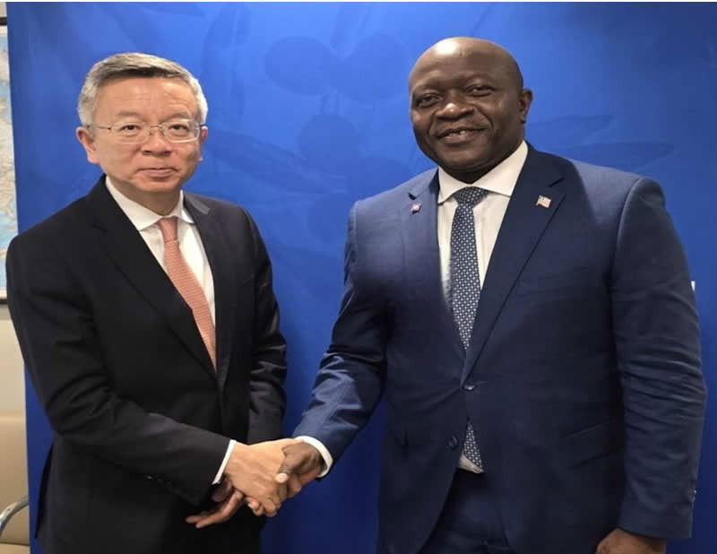 Finance Min. Ngafuan, Meets the IMF Deputy Managing Director, US Government Officials