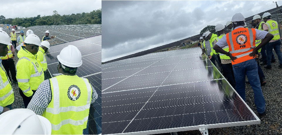 LEC Conducts Working Visit to Assess Progress on Liberia’s First Solar Farm