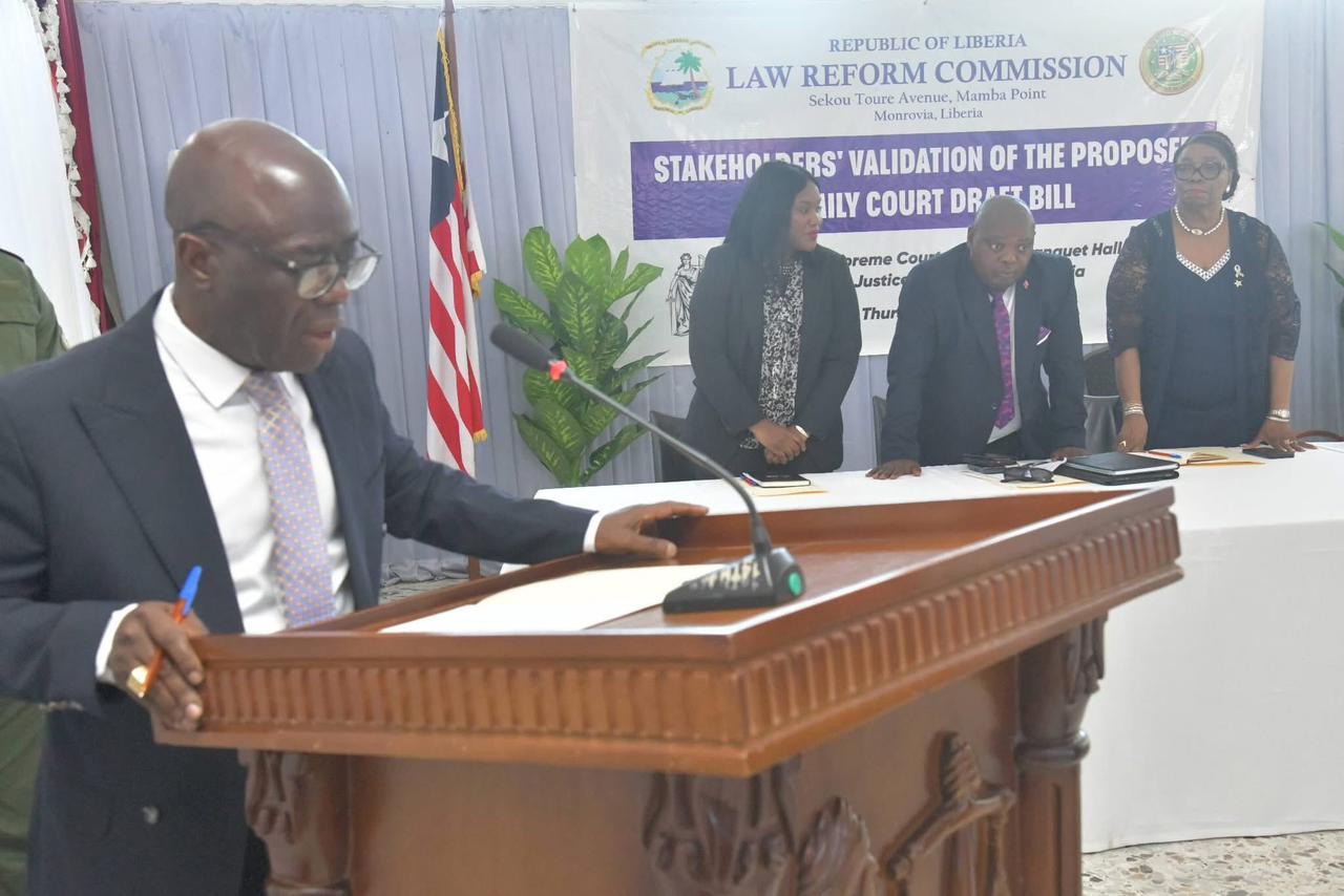 Chief Justice Gbeisay Leads Historic Push for Establishment of Liberia’s First Family Court