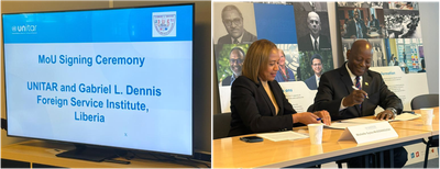 UNITAR AND FSI SIGN LANDMARK MOU