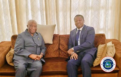 President Boakai Holds Tête-à-Tête with Togolese President Faure Gnassingbé in Lomé