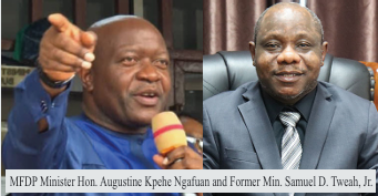 Min. Ngafuan Warns Samuel Tweah to Halt 'Smear Campaign'