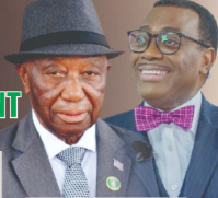 PRES. BOAKAI HONORS AFDB PRESIDENT LAUNCHES YOUTH ENTREPRENEURSHIP INVESTMENT BANK IN LIBERIA