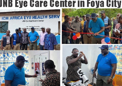 Dep. Speaker Fallah Dedicates JNB Eye Care Center in Foya City
