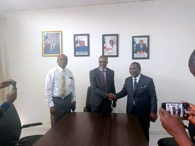 Dillon, Labor Minister Kruah Hold Solidarity Talks to Strengthen Cooperation