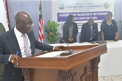 Chief Justice Gbeisay Leads Historic Push for Establishment of Liberia’s First Family Court