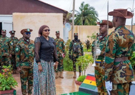 FIRST VISIT BY THE ECOWAS RESIDENT REPRESENTATIVE IN GUINEA-BISSAU TO THE GHANCOY 4 AND NIGCOY 4 CONTINGENTS OF THE STABILISATION SUPPORT MISSION (ESSMGB)