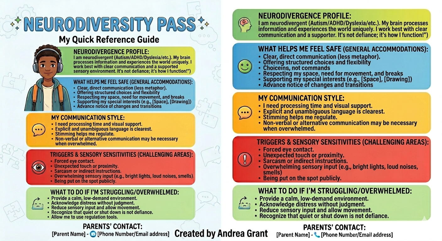 The PDA/ ASD Pass: Because "He Just Needs a Firm Hand" is So 1950s