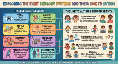 The 8 Sensory Systems in Autism: Why Your Child Bumps Into Walls (and Can't Tell They're Sick)