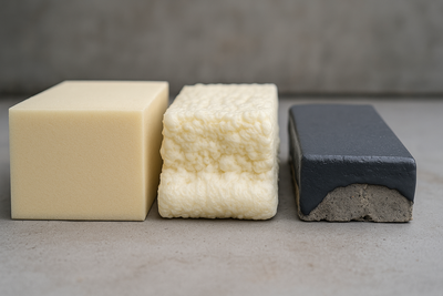 Ce alegi: celulă închisă, celulă deschisă sau poliuree?