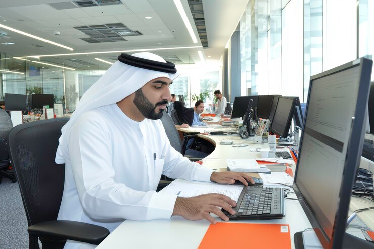 Office computers in Saudi Arabia