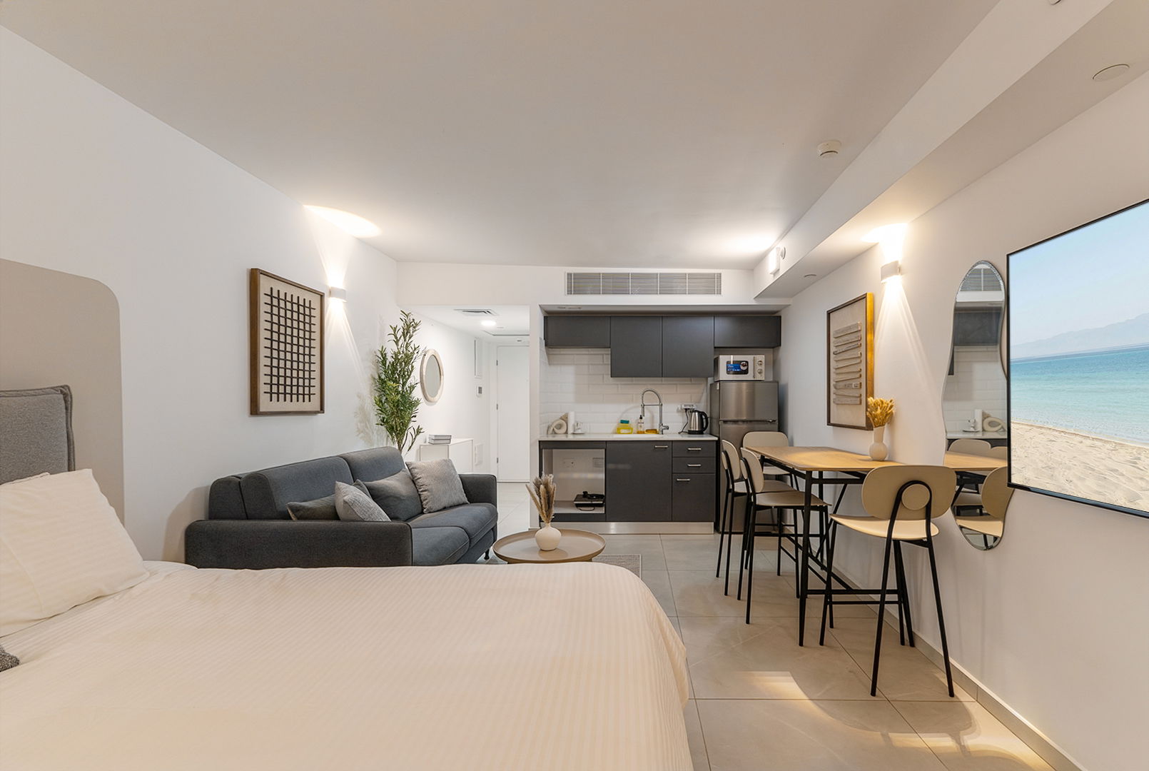 דירת סטודיו עם נוף לים