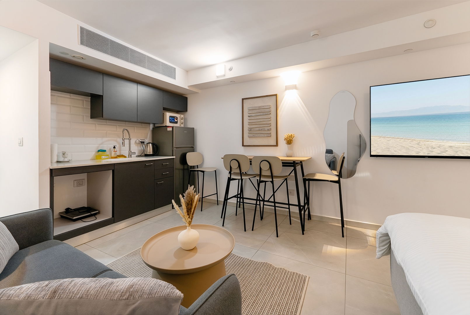 דירת סטודיו עם נוף לים