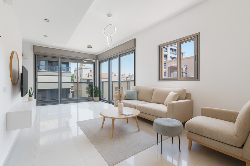 למכירה - 3.5 חדרים - רח' הסנה, שכ' יד לבנים, ר"ג