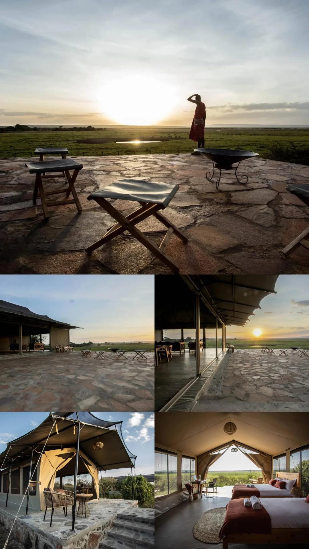 Camp in Masai Mara National Reserve