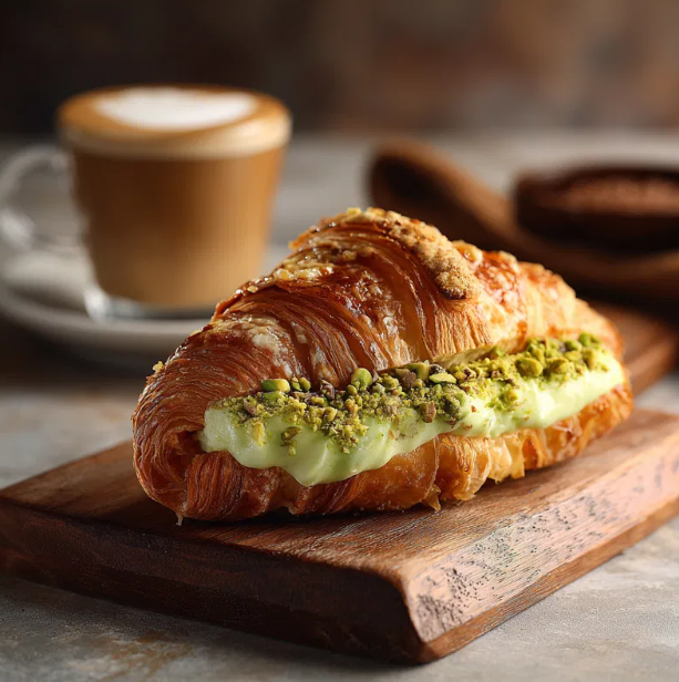 CROISSANT COM PISTÁCIO